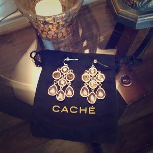 Cache dangle earrings